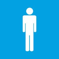 Man white icon