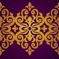 Vector seamless border in Victorian style N48