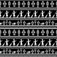 Egyptian seamless borders pattern N4