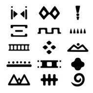 Black icons set