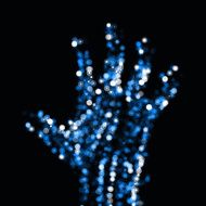 Abstract light hand N2