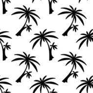 Seamless pattern palm trees N5