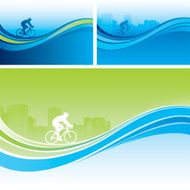Cycling flow backgrounds