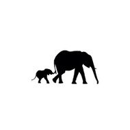 Elephant Silhouette N15