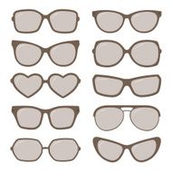 Vector sunglasses glasses set N2