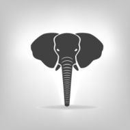 gray emblem of an elephant N4