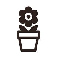 Flower in pot icon N2