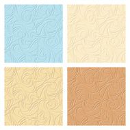 Set of abstract seamless patterns Vector illustration