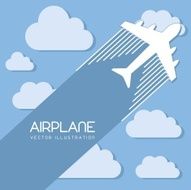 white airplane