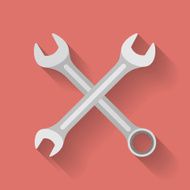 Icon of Wrench Flat style
