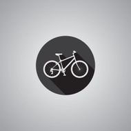 bicycle symbol flat