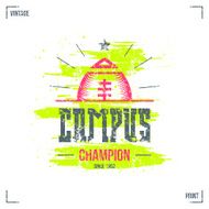 Rugby campus team emblem