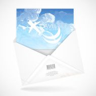 Postal Envelopes With Greeting Card N16