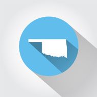 Map state of Oklahoma N2