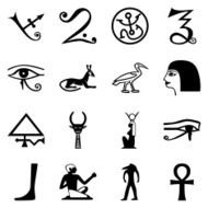 Egypt symbols Vector format N2