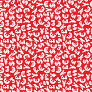 currency from different countries seamless pattern
