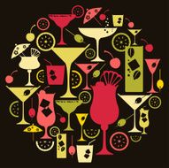 Cocktail Icon Set