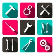 Tools icons set N6