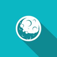 Moon icon Vector Illustration