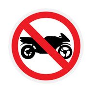 riding on motorcycles is prohibited