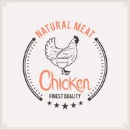 Butcher Shop Label Template Chicken Cuts Diagram