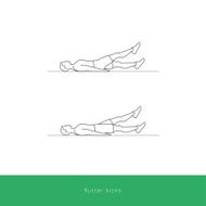 Fitness Icon Workout - flutter kicks