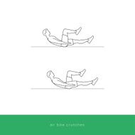 Fitness Icon Workout - air bike crunches