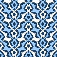 Seamless floral tiling pattern N4
