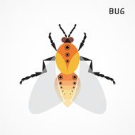 Bug sign Insect icon N2