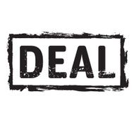 Black vector grunge stamp DEAL
