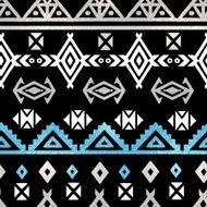 Tribal art ethnic seamless pattern N35