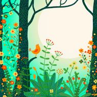forest landscape N14