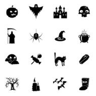 Halloween icons set N13