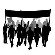 ProtestStrikeMarching