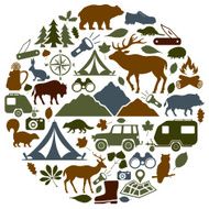 Camping Collage