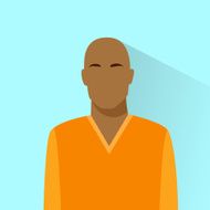 profile icon bold african american male avatar portrait casual