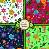 Set of seamless patterns N41
