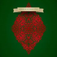 Vector baroque ornament in Victorian style N64
