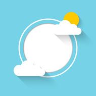 Cloud theme vector background N2