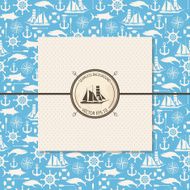 Vector Seamless sea pattern N5