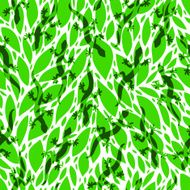 Green and white gecko lizards shadow silhouettes over green leaves