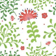 Elegance Seamless pattern with flowers N15