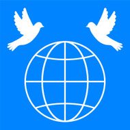 birds and the globe