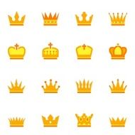 Color crown icons