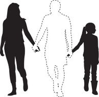 Missing Father Silhouette N2