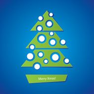 christmas tree vector eps 10 N2