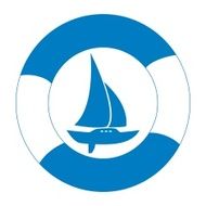 Sailboat and life buoy