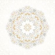 Vector vintage pattern in Eastern style N17