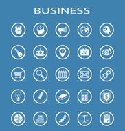 Vector Business Line Icons N4