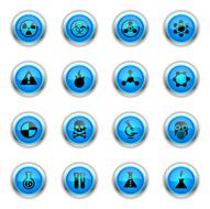Blue Icons - Science